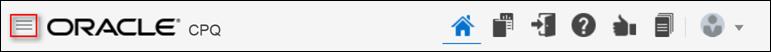 Admin Navigation menu icon
