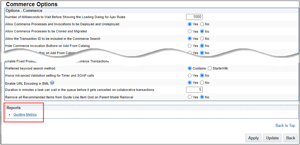 Qutoing Metrics Link