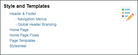 Style and Templates section