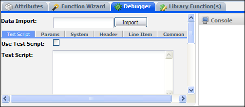 Commerce Library Debugger