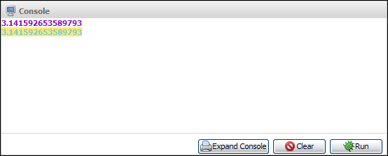 acos output example