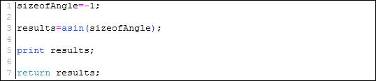 asin example