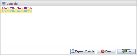 asin output example