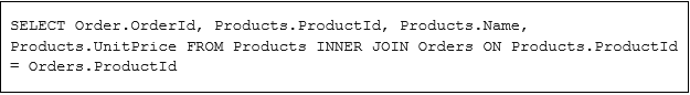  SELECT statement example for joining two tables