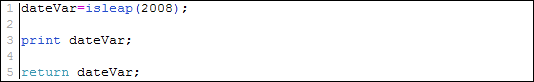 isleap example