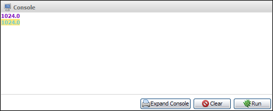 pow output example