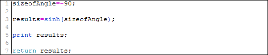 sinh example