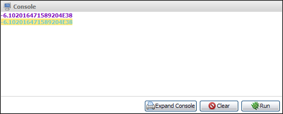 sinh output example