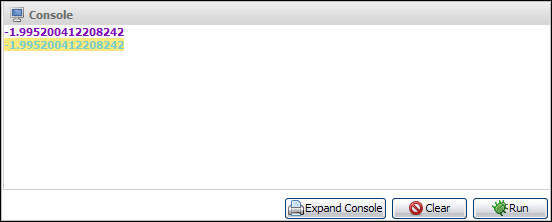 tan output example