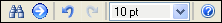 Top toolbar