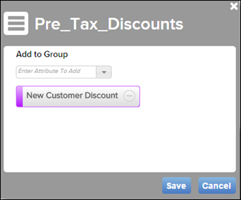 Group dialog box