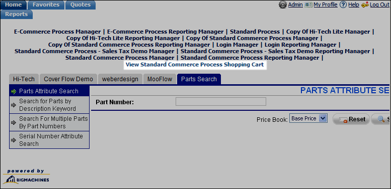 View Cart navigation