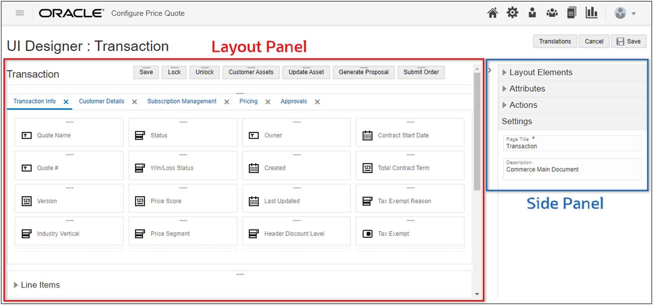 Commerce Layout Editor