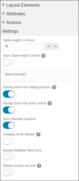 JET LIG settings