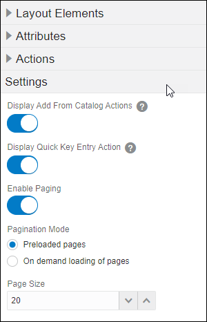 Legacy LIG settings