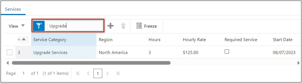 Filter Transaction Arrays