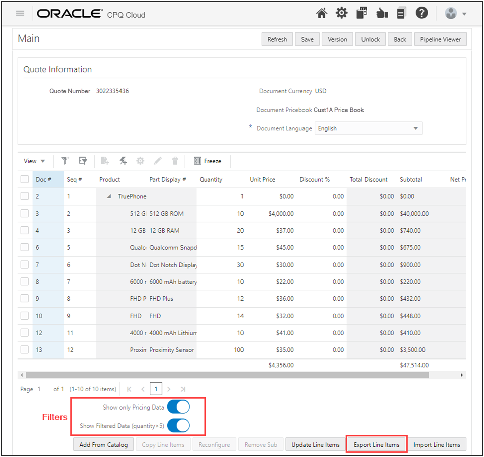 Filter JET Transaction UI Lines when Exporting to .XLSX File Format