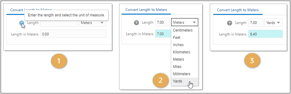 Steps for Length Unit Conversion Use Case