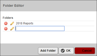 Report Manager - folder dialog