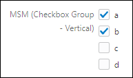 Vertical Multi-Select Checkbox Group