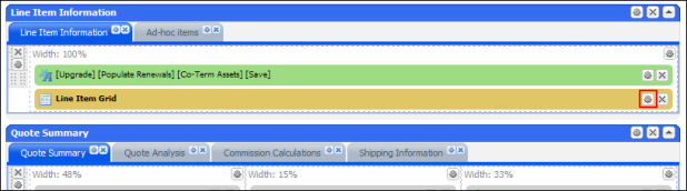 Jet UI Layout Editor - Line Item Grid Edit icon