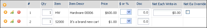 Buyside Line Item Grid Hiding Rule example