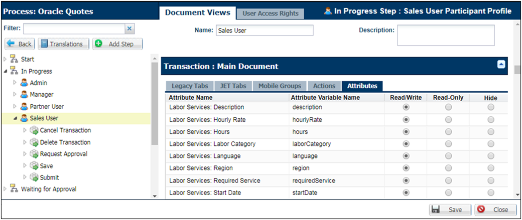 ommerce Steps Administration for Transaction Arrays