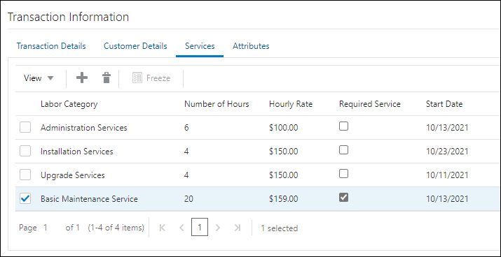 User side array set