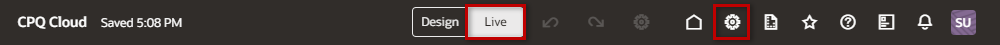 Redwood Quote Header - Live Mode
