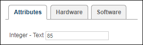 Integer Attribute Legacy display