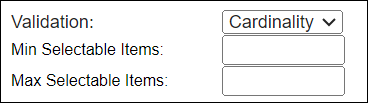 Multi-Select Menu Cardinality