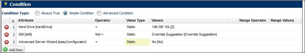 Select Static Value Type