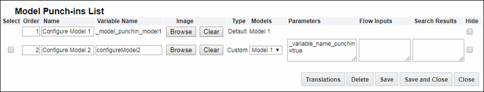 Set the initial value for the Single Select Pick List by browsing to a specific variable name and specifying a parameter in the URL.