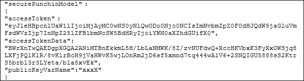 Configuration Run-Time Data REST API Digital Signature Parameters Example