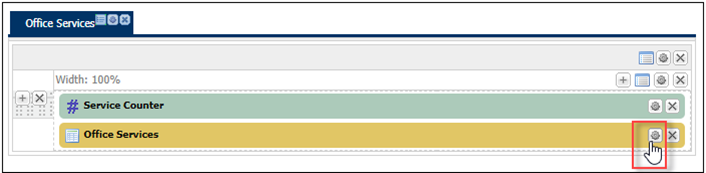 Select Edit icon on Array element