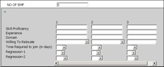 Horizontal Array example