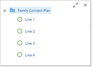  Family Connect Plan that comes standard with four lines