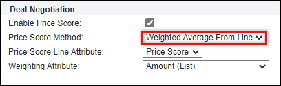 Select Weighted Average from Line