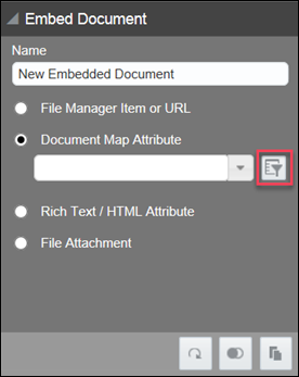 Filter the Document Map Attribute