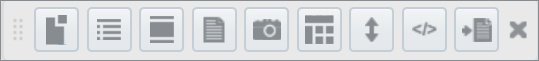Header & Footer palette