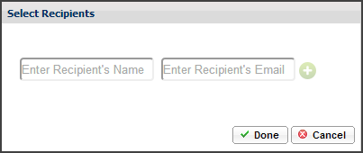 Select Recipients dialog box