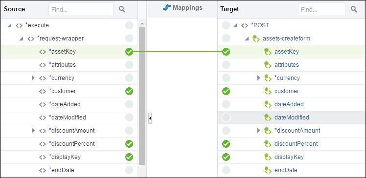 Attribute mapping