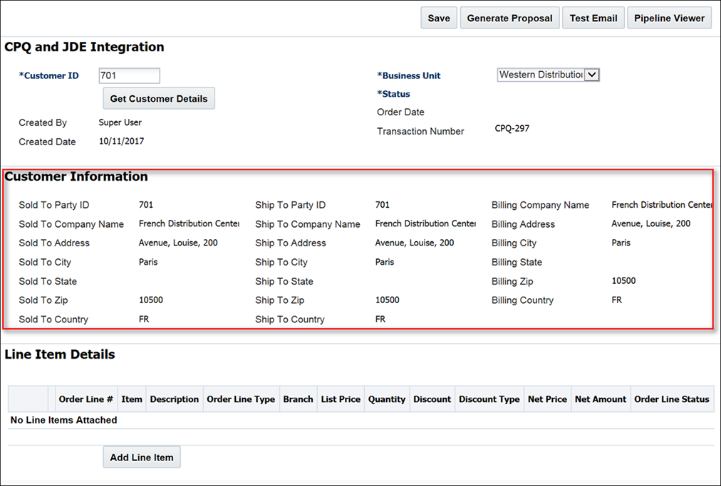 Customer Information