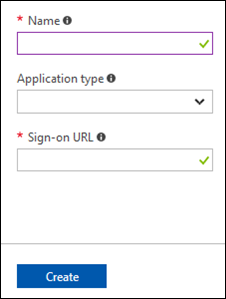 New application registration