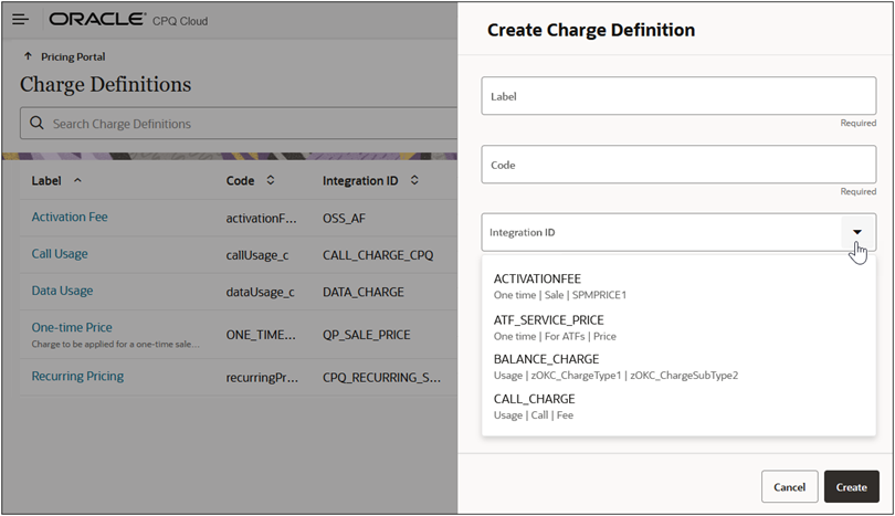 Select Integration ID