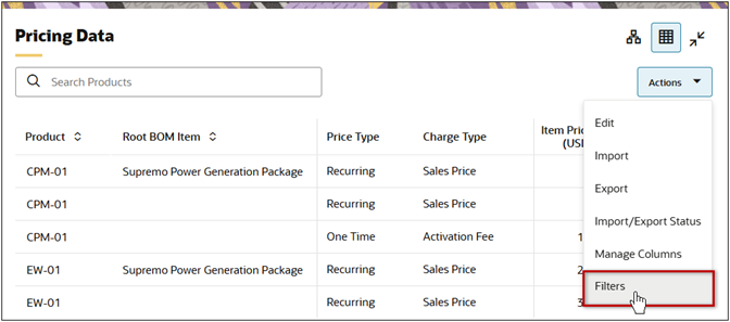 Select Filters