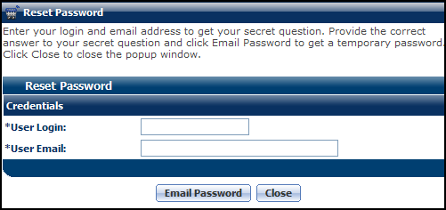 Reset Password