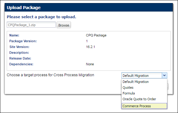 Choose process to migrate to