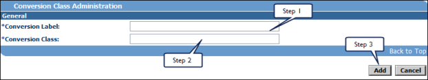 Steps to add a Conversion Class
