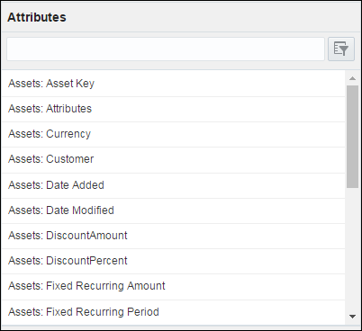 Attributes selection